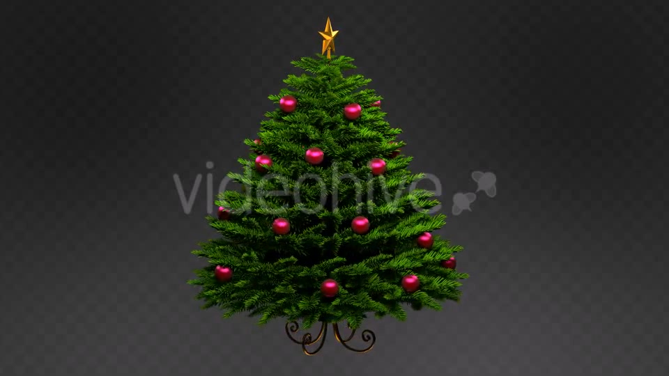 Realistic Christmas Tree Rotation Videohive 13639924 Motion Graphics Image 6