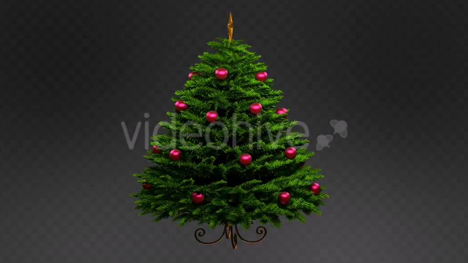 Realistic Christmas Tree Rotation Videohive 13639924 Motion Graphics Image 7