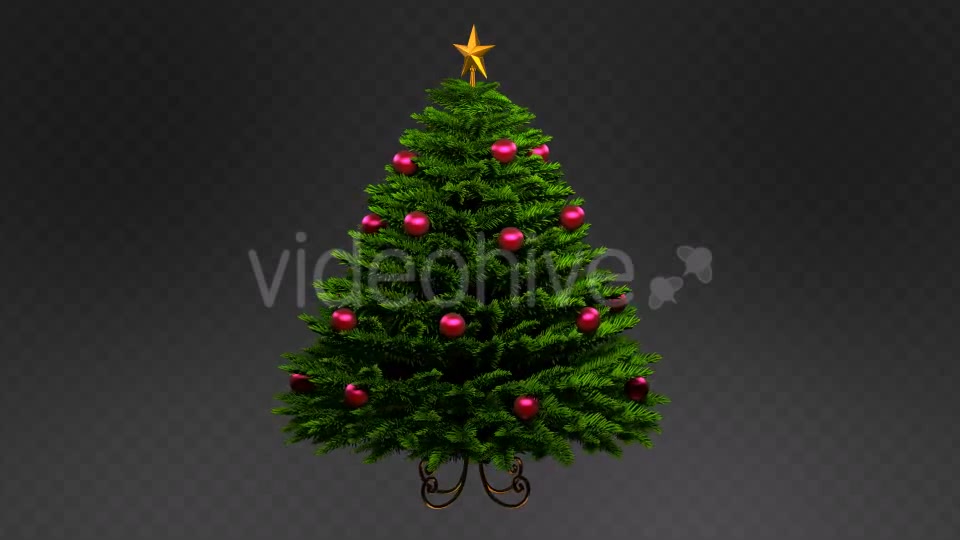 Realistic Christmas Tree Rotation Videohive 13639924 Motion Graphics Image 8
