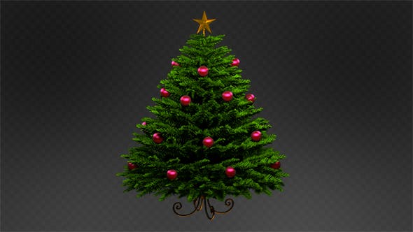 Realistic Christmas Tree Rotation - 13639924 Download Videohive