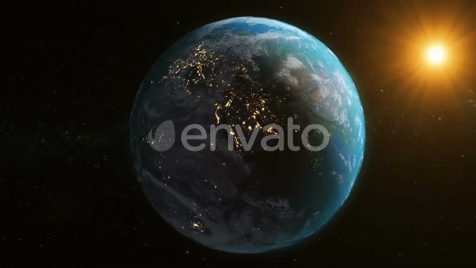 Realistic Earth Planet Loop Videohive 23114681 Motion Graphics Image 1