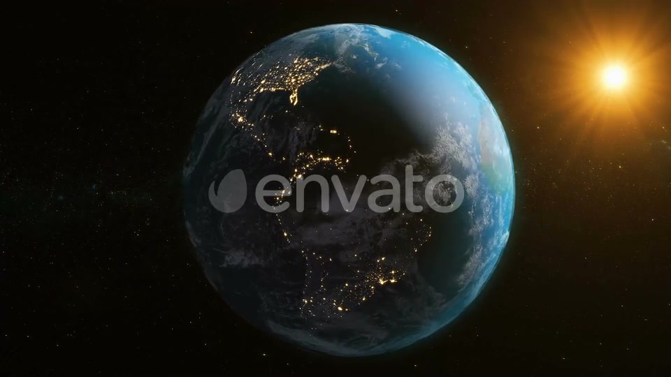 Realistic Earth Planet Loop Videohive 23114681 Motion Graphics Image 4