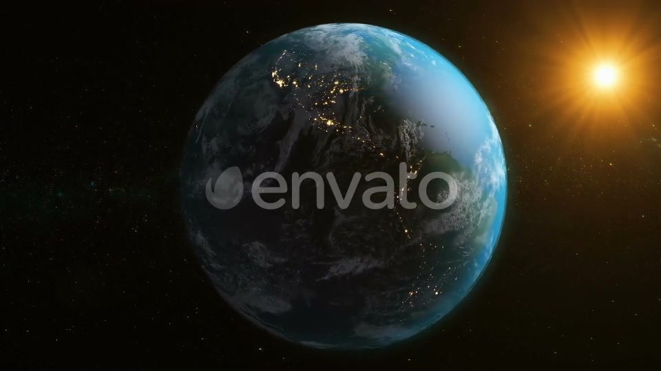 Realistic Earth Planet Loop Videohive 23114681 Motion Graphics Image 5