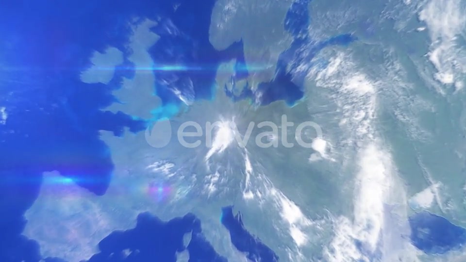 Realistic Earth Zoom Europe Germany Videohive 25104022 Motion Graphics Image 5