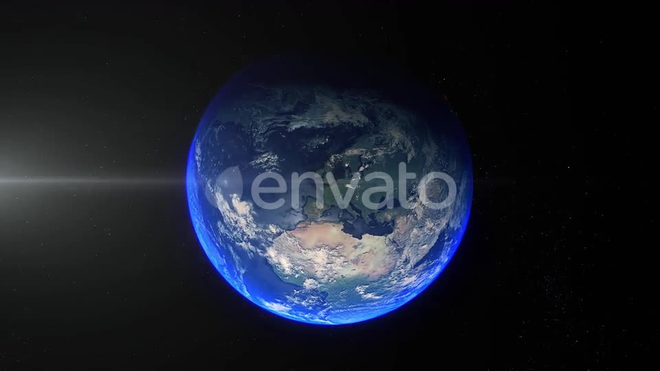 Realistic Earth Zoom Out Clouds Europe Germany Videohive 25476426 Motion Graphics Image 10