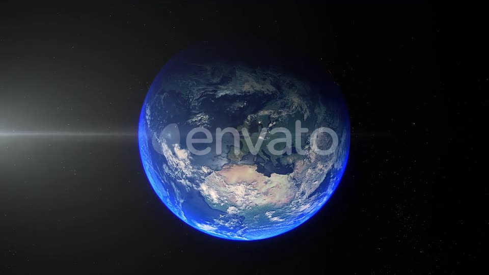Realistic Earth Zoom Out Clouds Europe Germany Videohive 25476426 Motion Graphics Image 11