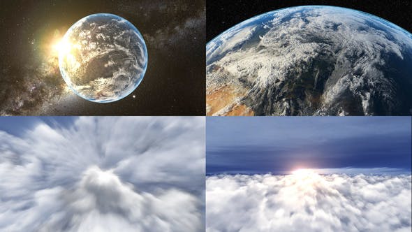 Realistic Earth Zoom - Videohive Download 22435983