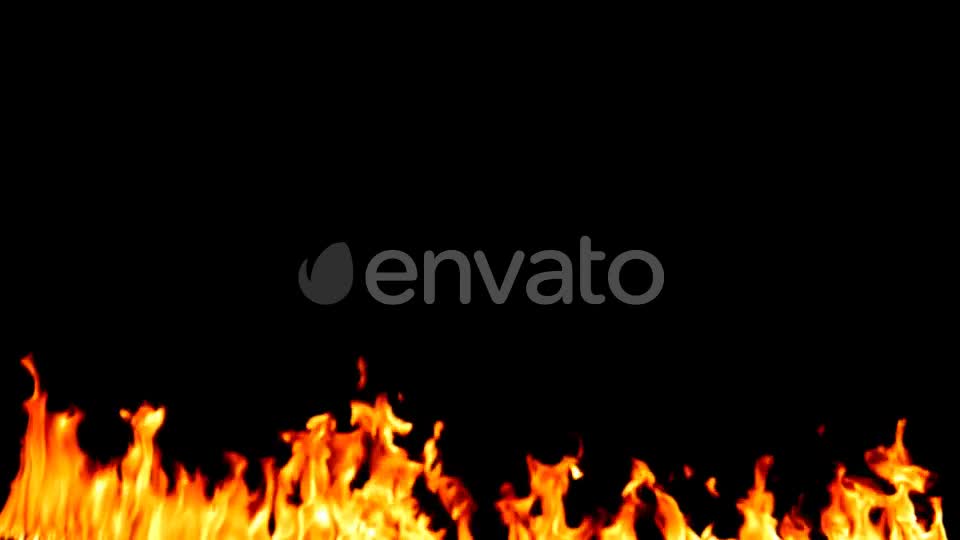 Realistic Fire Line in Slow Motion Alpha Channel Videohive 21501672 Motion Graphics Image 1