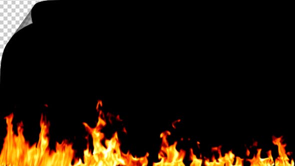 Realistic Fire Line in Slow Motion Alpha Channel - 21501672 Videohive Download