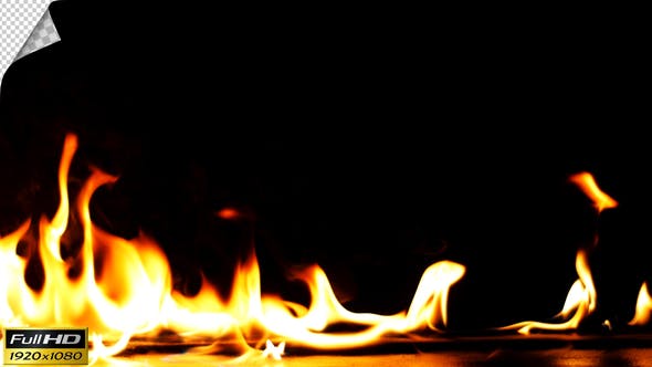 Realistic Fire Line in Super Slow Motion Alpha Channel v.2 - 21746696 Download Videohive