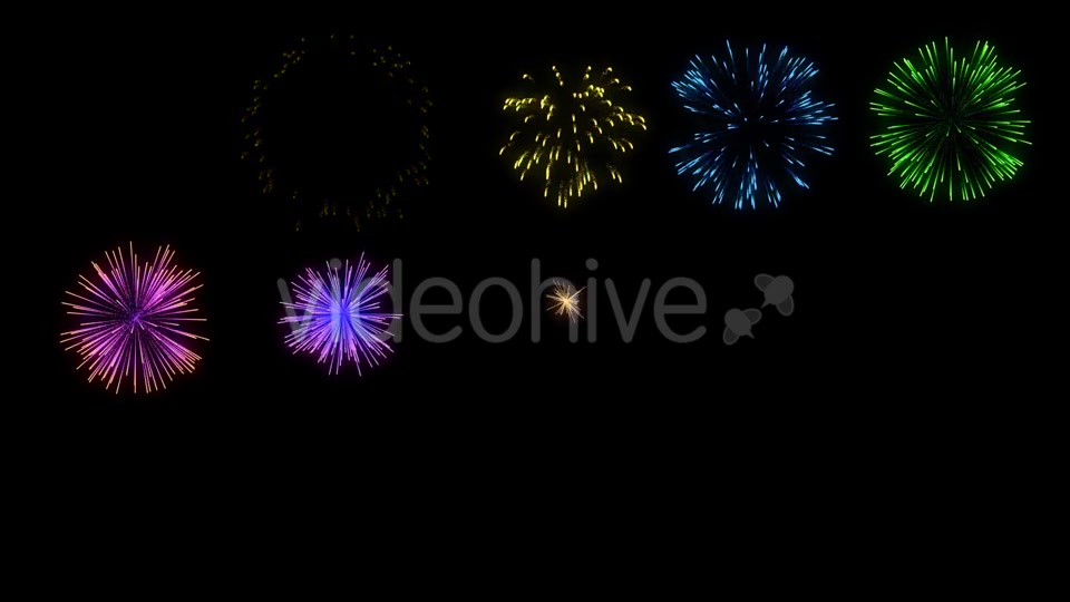 Realistic Fireworks Pack Videohive 20397628 Motion Graphics Image 2