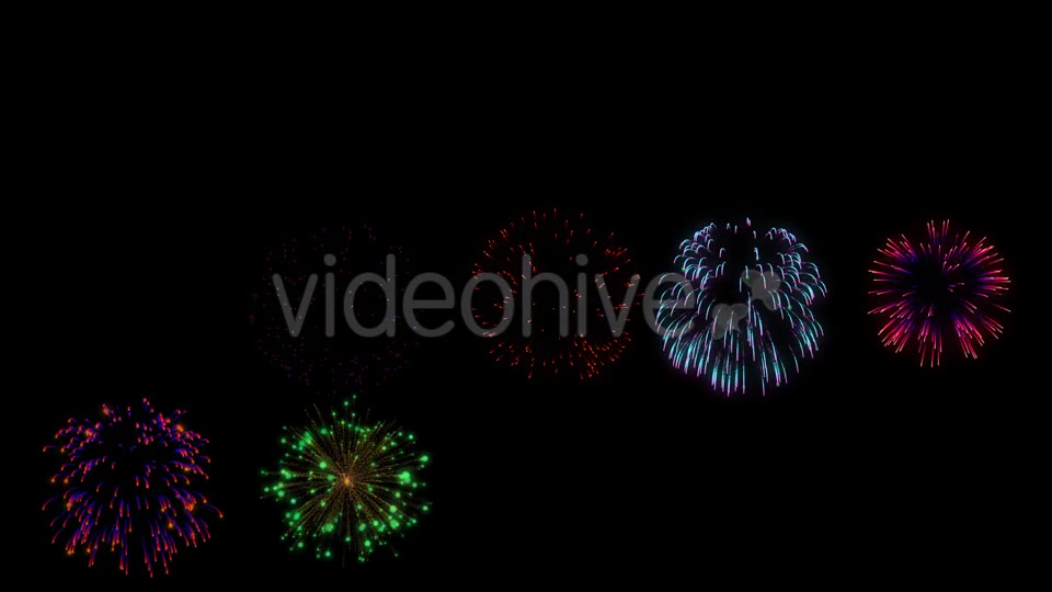 Realistic Fireworks Pack Videohive 20397628 Motion Graphics Image 3
