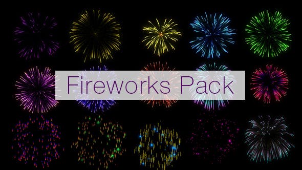 Realistic Fireworks Pack - 20397628 Videohive Download