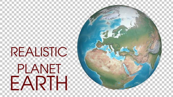 Realistic Planet Earth - Download 19049922 Videohive