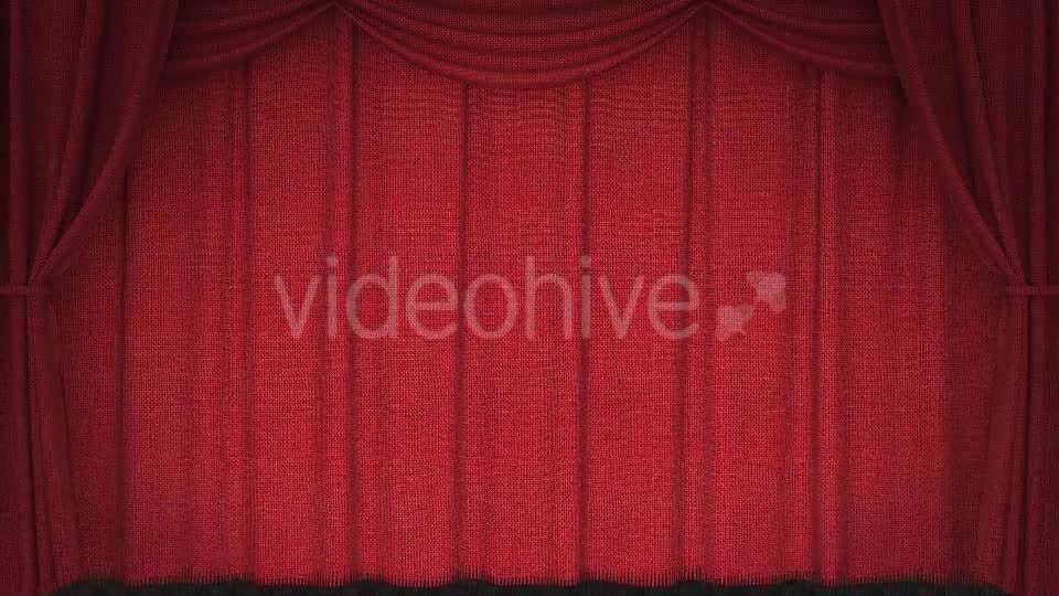 Realistic Red Vertical Curtain Videohive 14012254 Motion Graphics Image 1