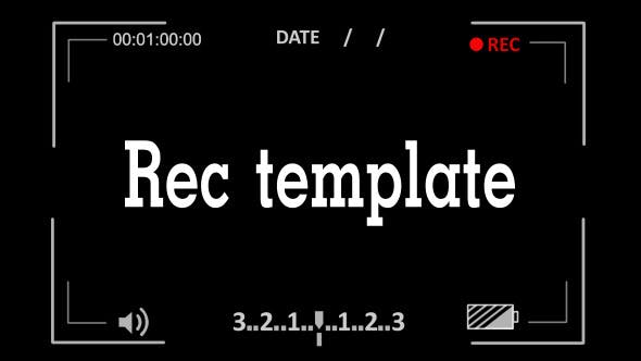 Rec template - 11200357 Download Videohive