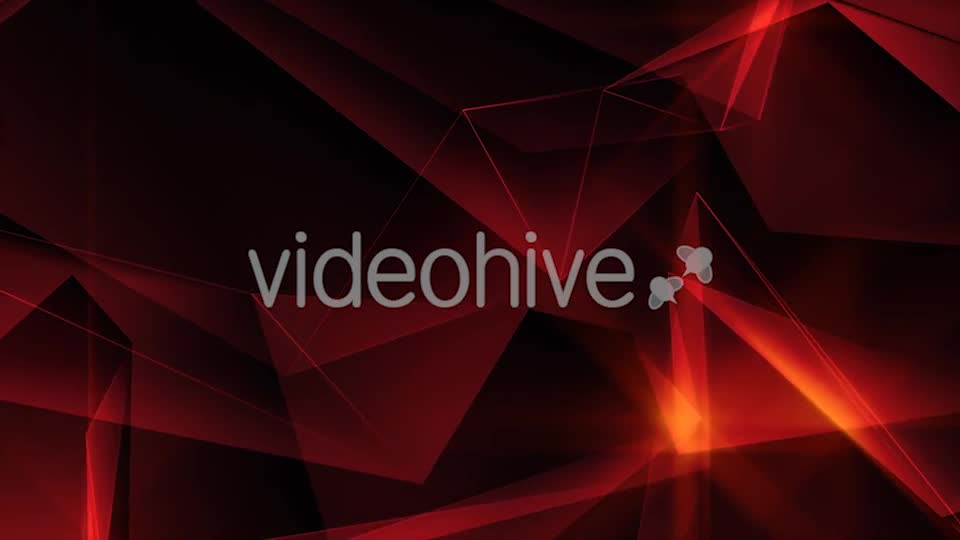 Red Abstract Polygonal Background Loop Videohive 21263701 Motion Graphics Image 1