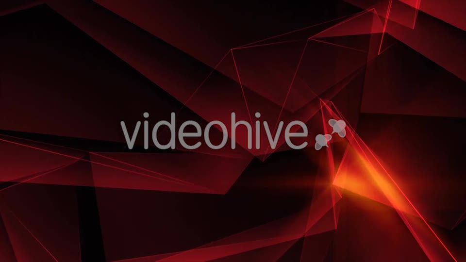 Red Abstract Polygonal Background Loop Videohive 21263701 Motion Graphics Image 2