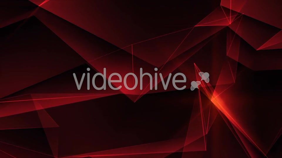 Red Abstract Polygonal Background Loop Videohive 21263701 Motion Graphics Image 3