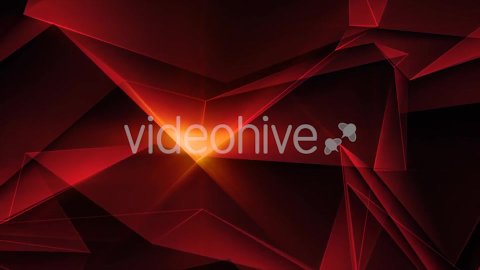 Red Abstract Polygonal Background Loop Videohive 21263701 Motion Graphics Image 4
