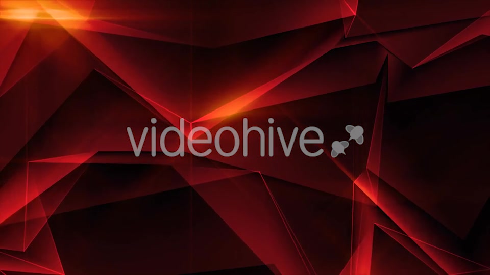 Red Abstract Polygonal Background Loop Videohive 21263701 Motion Graphics Image 5