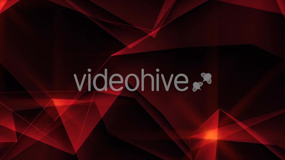 Red Abstract Polygonal Background Loop Videohive 21263701 Motion Graphics Image 9