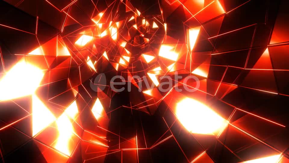 Red Abstract Tunnel Videohive 22221203 Motion Graphics Image 1