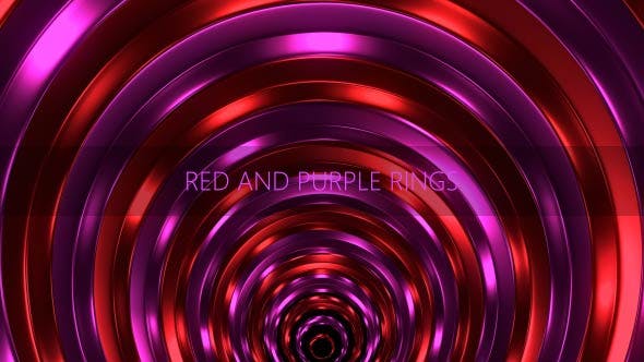 Red And Purple Rings - Videohive Download 18094124
