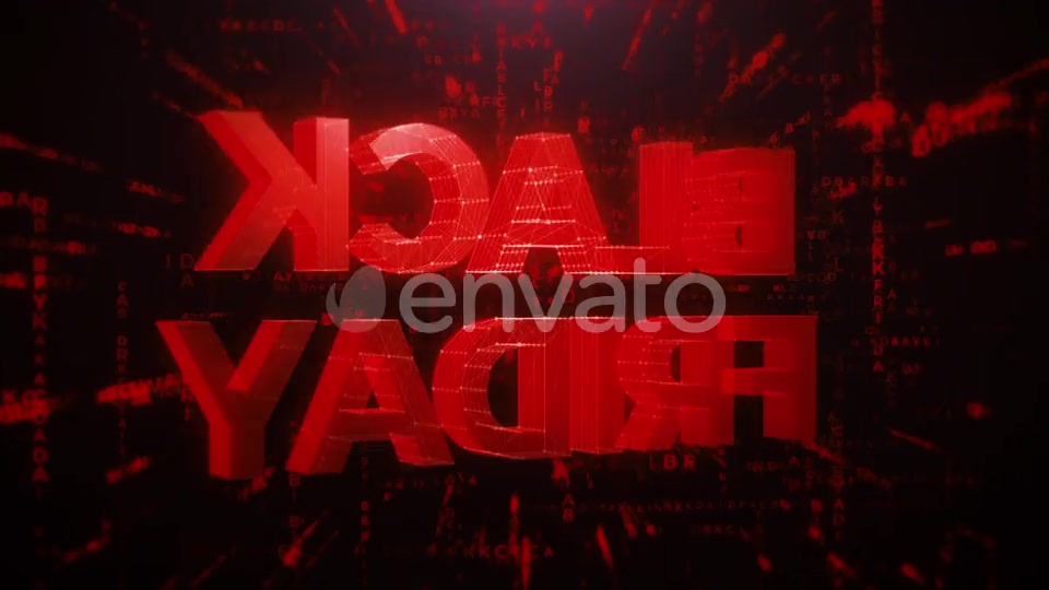 Red Black Friday Creative Animation Videohive 25089652 Motion Graphics Image 6