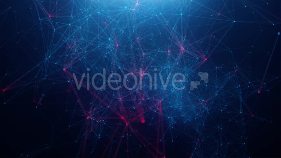 Red blue Abstract Background of Plexus Videohive 20255621 Motion Graphics Image 1