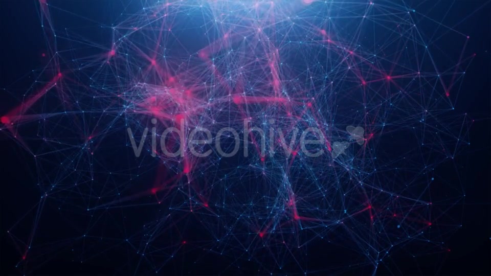 Red blue Abstract Background of Plexus Videohive 20255621 Motion Graphics Image 9