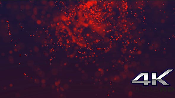 Red Bokehs and Particles Loop Backgrounds - Videohive 20500687 Download