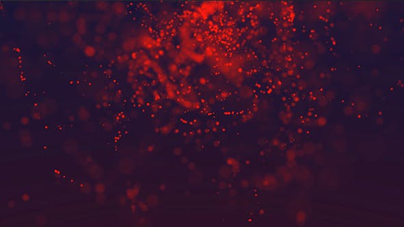 Red Bokehs and Particles - Videohive Download 20517857