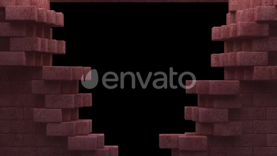 Red Bricks Wall Reveal Videohive 22300515 Motion Graphics Image 8