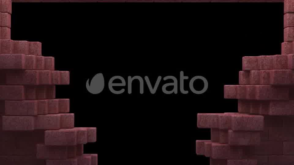 Red Bricks Wall Reveal Videohive 22300515 Motion Graphics Image 9