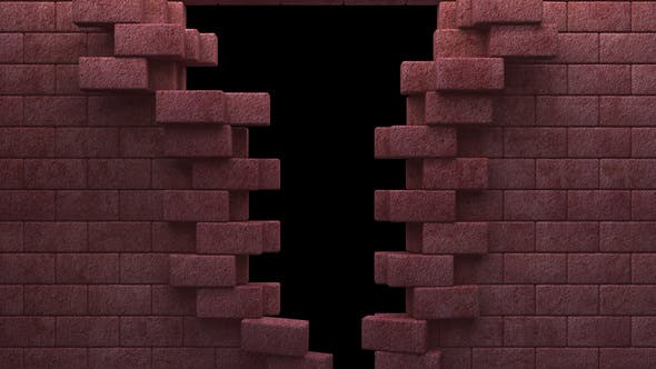 Red Bricks Wall Reveal - 22300515 Download Videohive