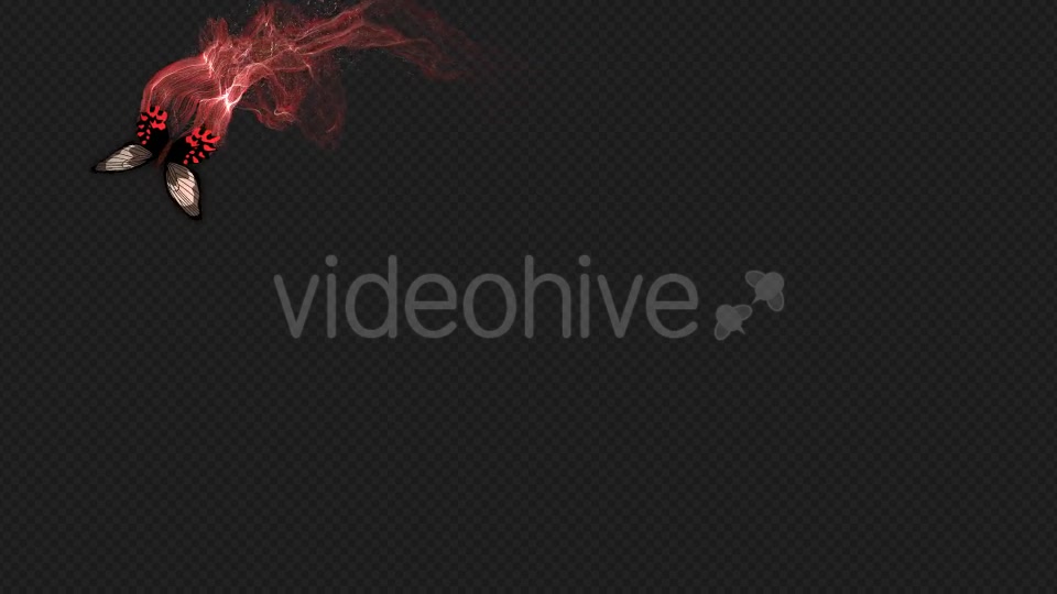 Red Brown Butterfly Gorgeous Particle Light Trailing Flying V3 HD Videohive 19522360 Motion Graphics Image 2