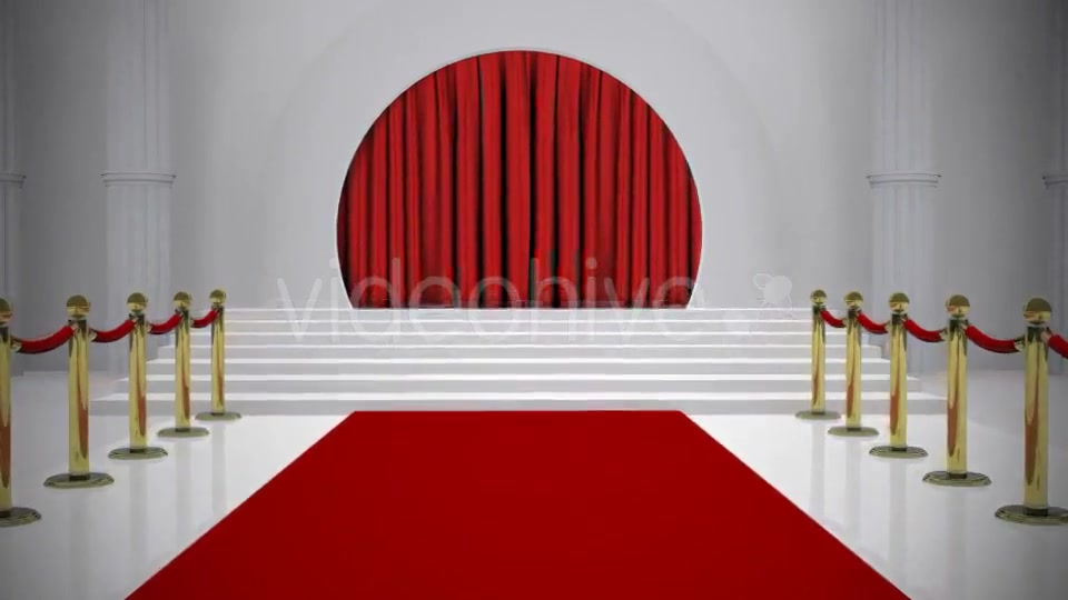 Red Carpet Curtain Open Videohive 12019779 Motion Graphics Image 4