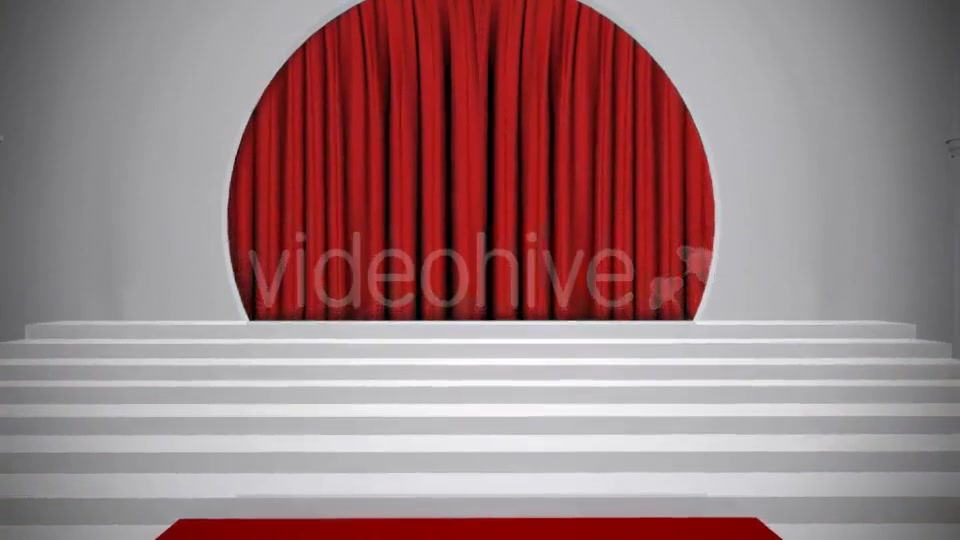 Red Carpet Curtain Open Videohive 12019779 Motion Graphics Image 5