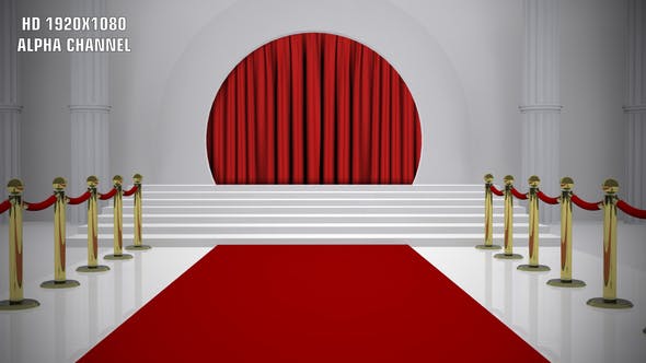 Red Carpet Curtain Open - Download Videohive 12019779