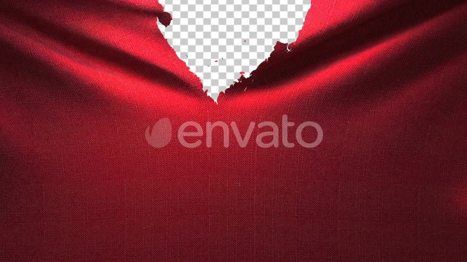 Red Cloth Tearing Opening 02 Videohive 23898845 Motion Graphics Image 5
