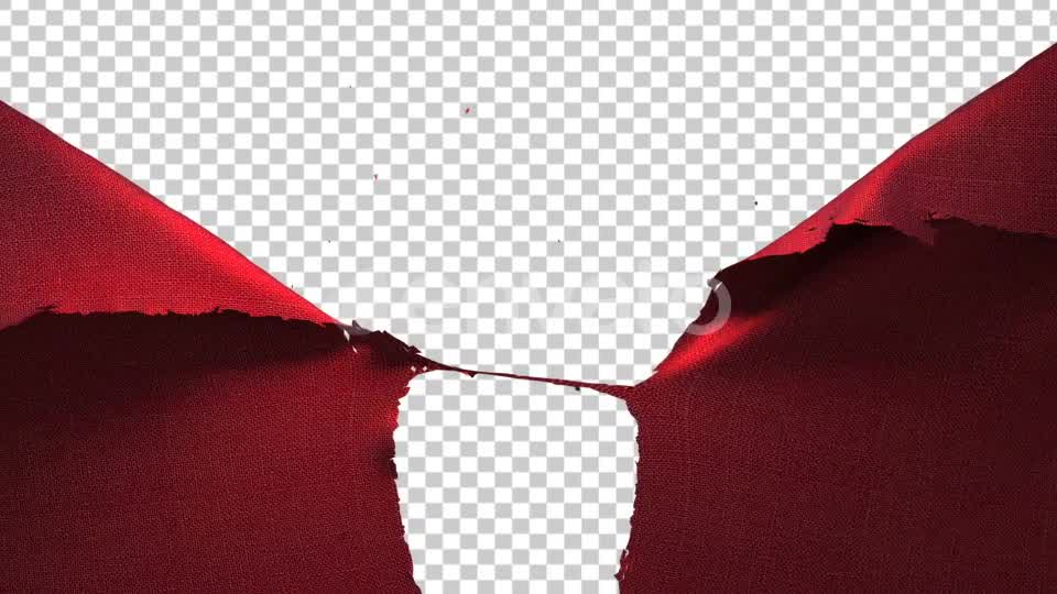 Red Cloth Tearing Opening 02 Videohive 23898845 Motion Graphics Image 7