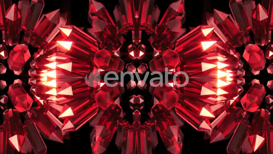 Red Crystals Background Videohive 22284112 Motion Graphics Image 2
