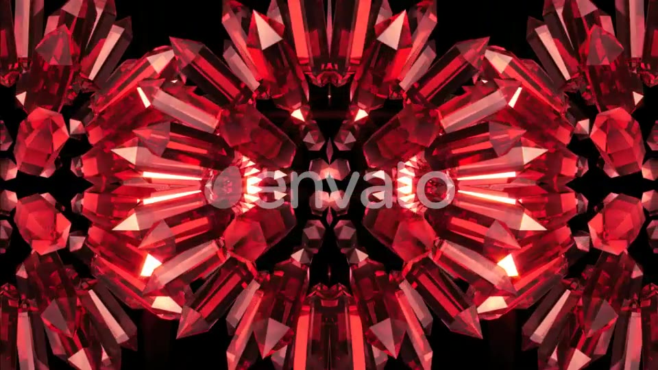 Red Crystals Background Videohive 22284112 Motion Graphics Image 3