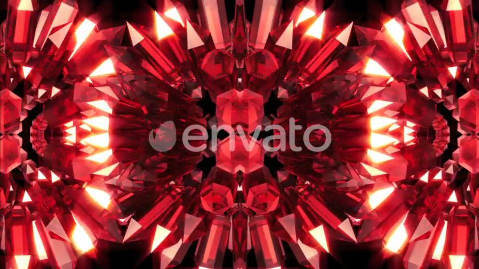 Red Crystals Background Videohive 22284112 Motion Graphics Image 5