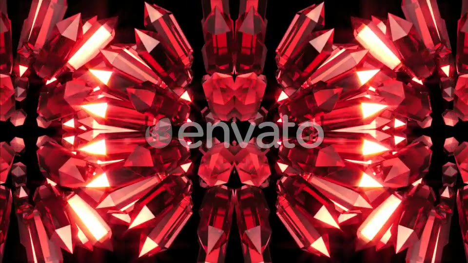 Red Crystals Background Videohive 22284112 Motion Graphics Image 6