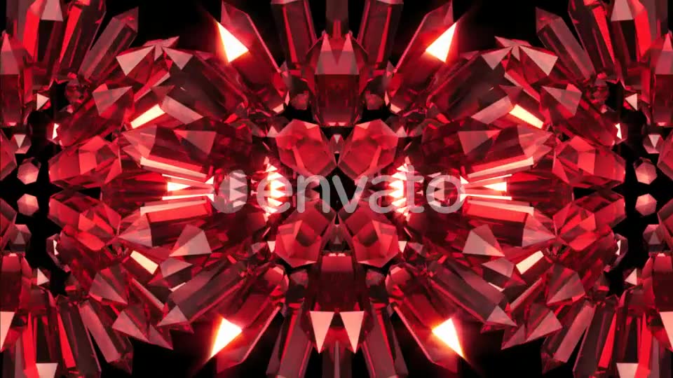 Red Crystals Background Videohive 22284112 Motion Graphics Image 7