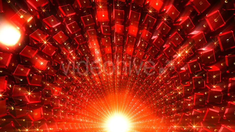 Red Cubes Tunnel Videohive 21432292 Motion Graphics Image 3