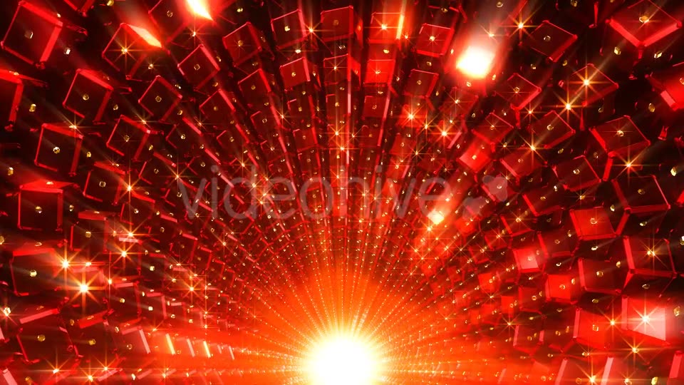 Red Cubes Tunnel Videohive 21432292 Motion Graphics Image 6