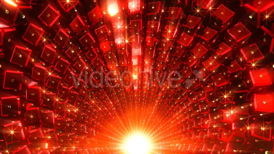Red Cubes Tunnel Videohive 21432292 Motion Graphics Image 7